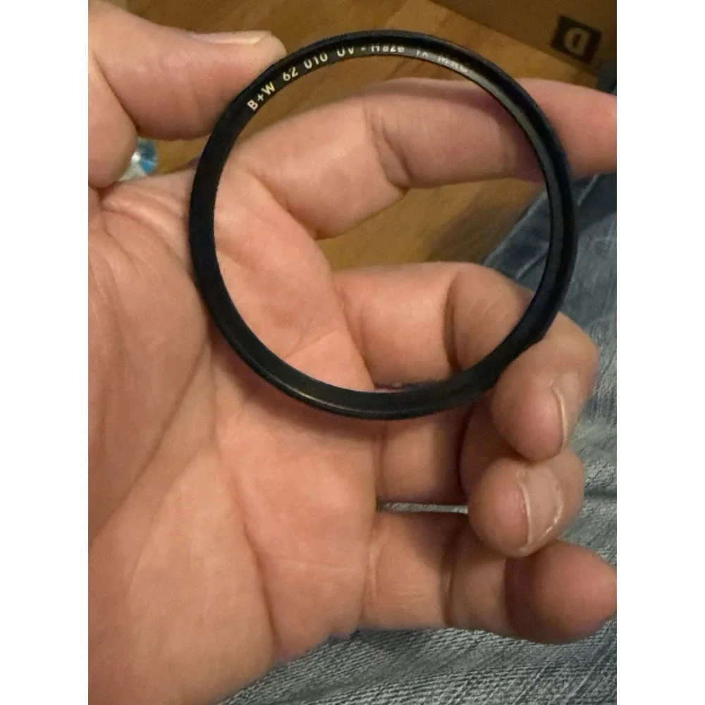 B+W UV-Haze 1x F-Pro 62mm Camera Lens Filter Made In Germany